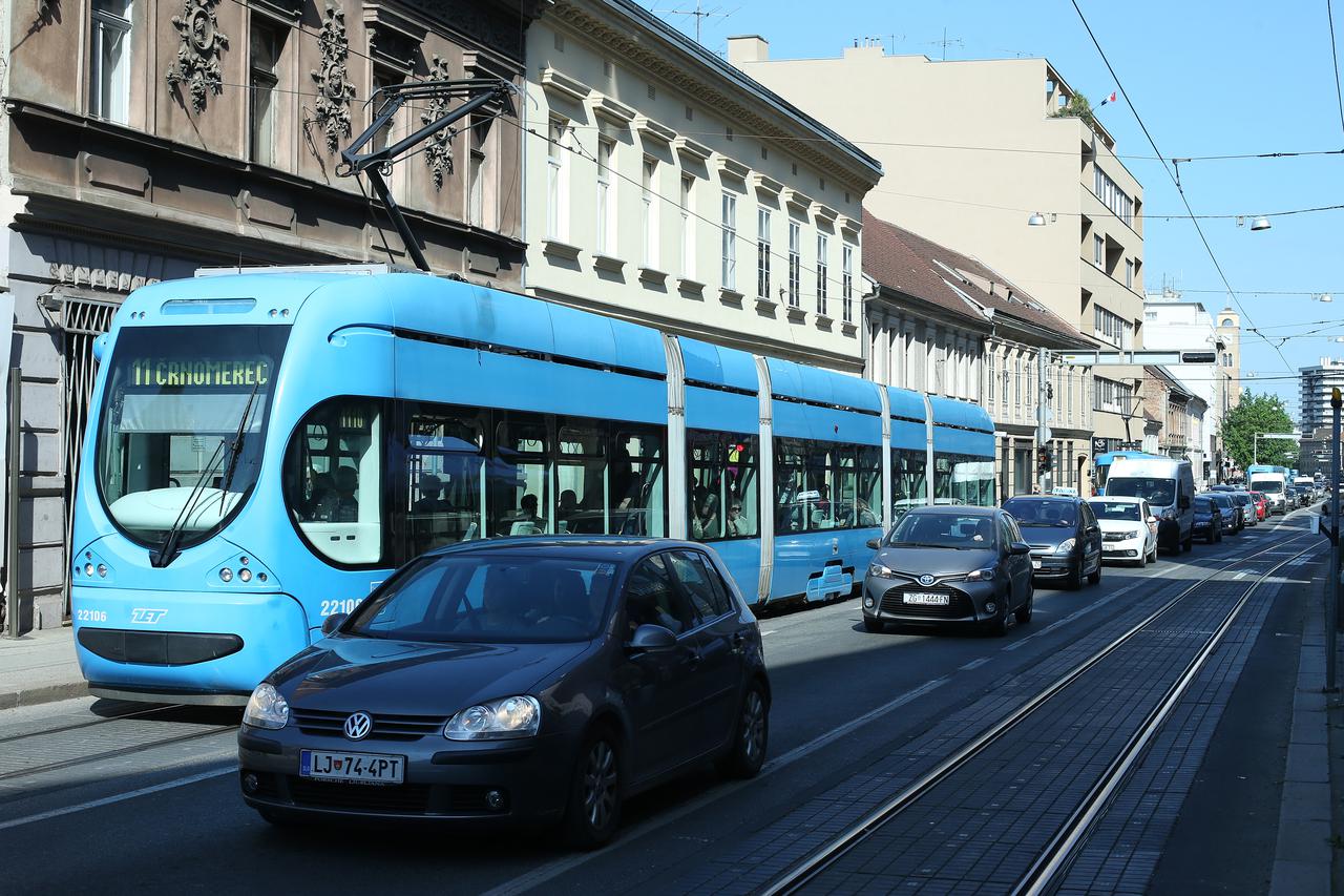 Zagreb: Zastoj prometa u Vlaškoj ulici zbog kvara tramvaja