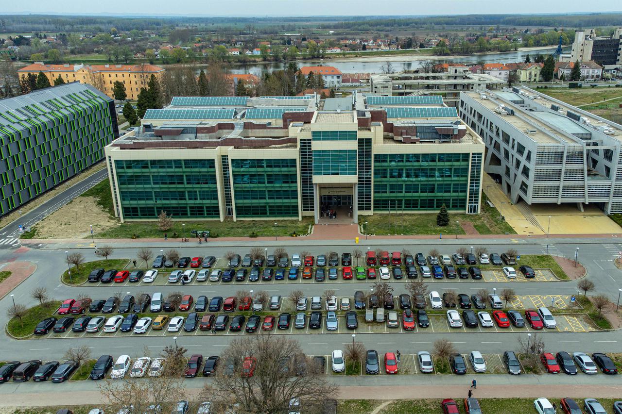 Pogled iz zraka na novi kampus Sveučilišta Josipa Jurja Strossmayera u Osijeku