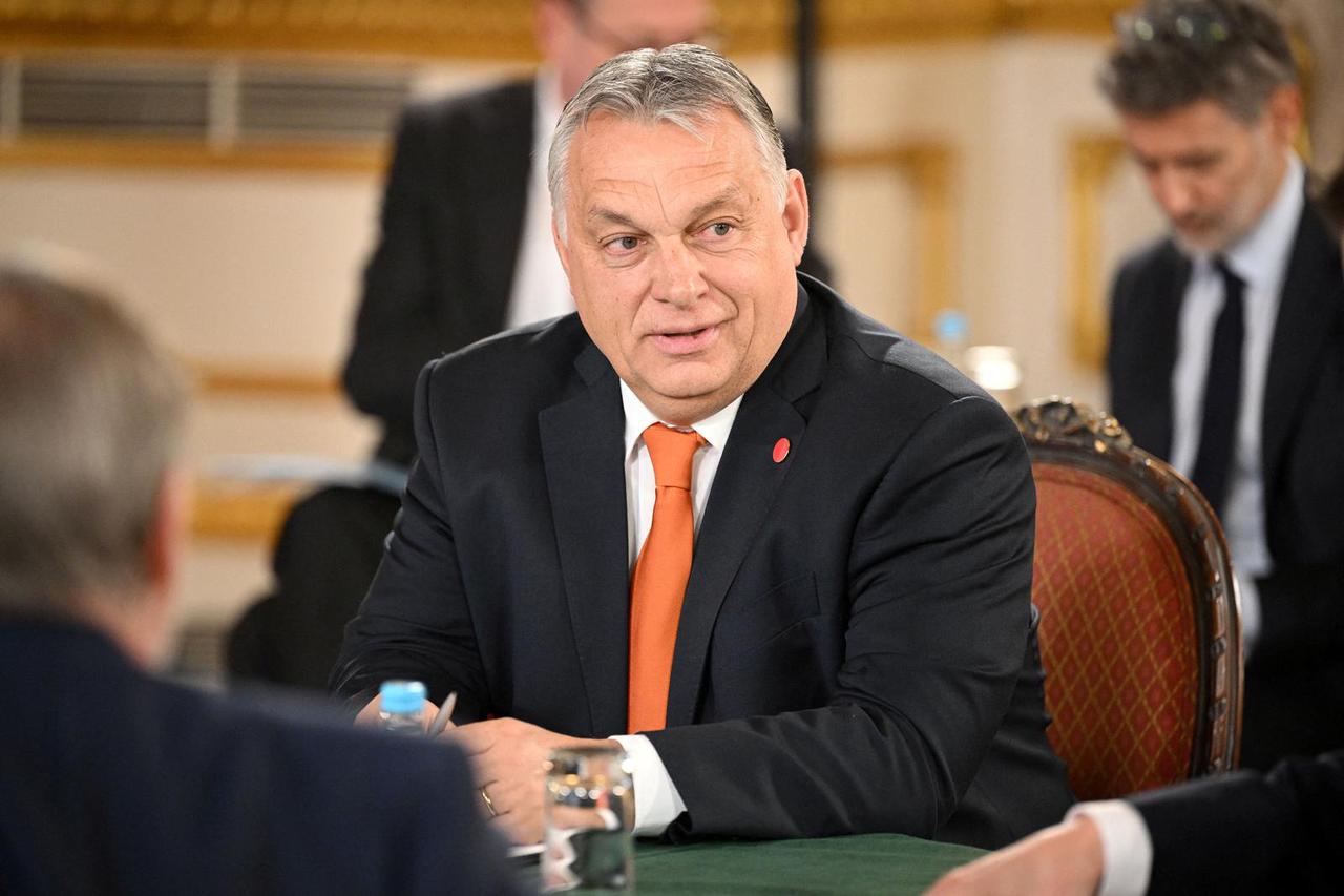 FILE PHOTO: Hungary's Prime Minister Viktor Orban attends a meeting in London