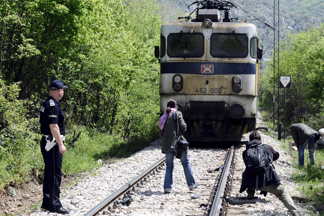 Makedonija željeznička nesreća vlak imigranti