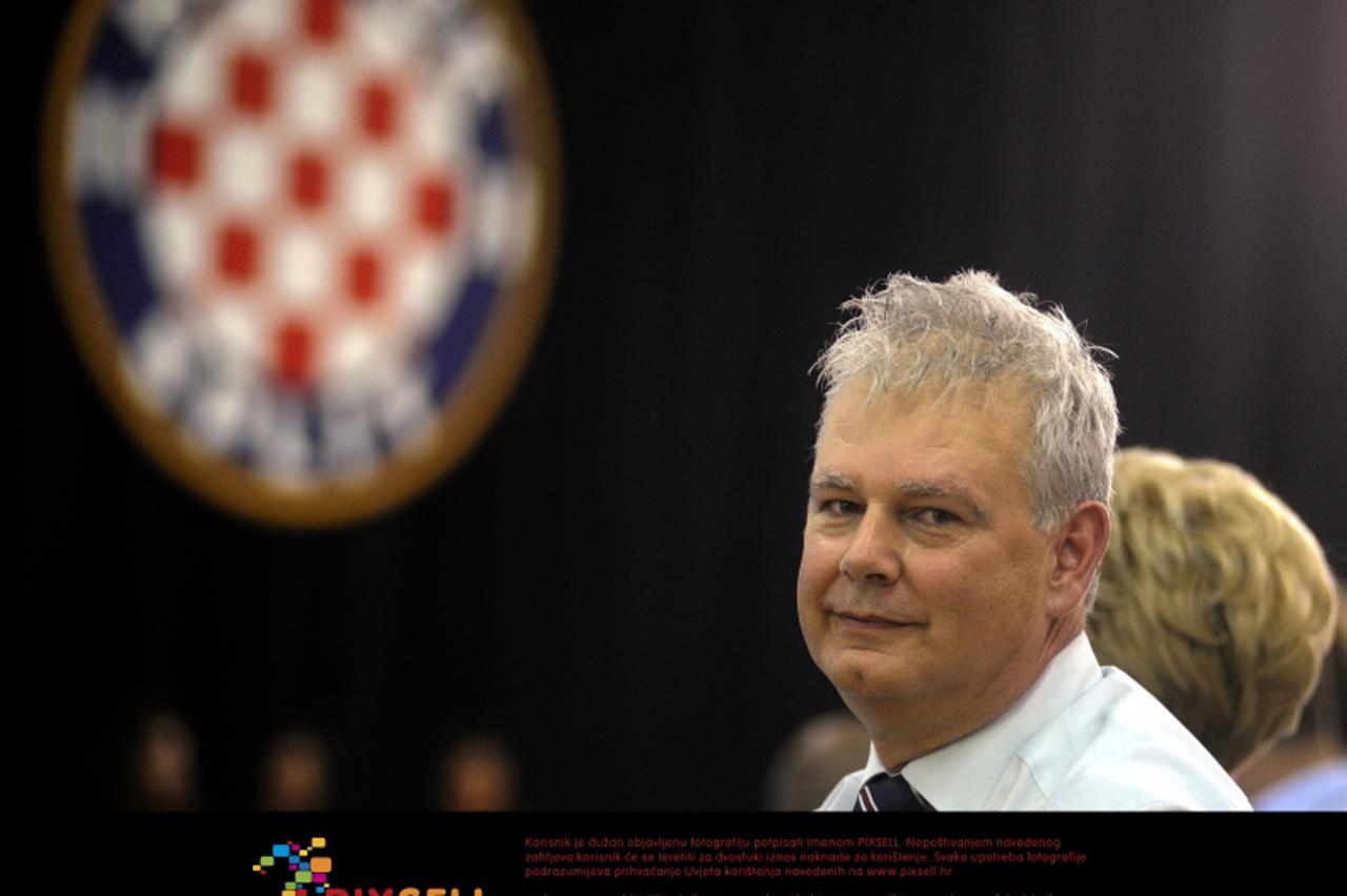 '28.07.2012., Split - Odrzana glavna skupstina HNK Hajduk s.d.d. Novi predsjednik Hajduka Marin Brbic. Photo: Tino juric/PIXSELL'