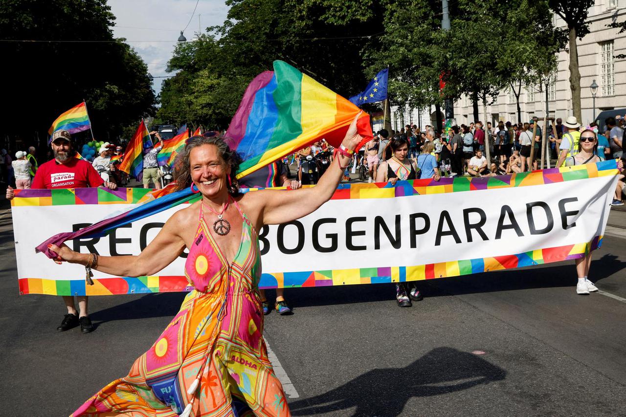 FILE PHOTO: Annual Pride parade in Vienna