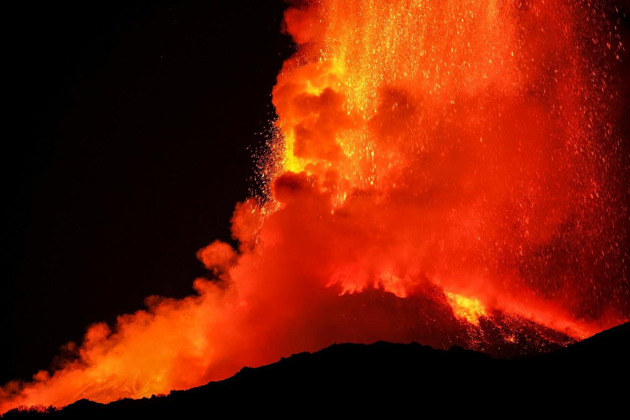 Mount Etna, Europe's most active volcano, continues to erupt