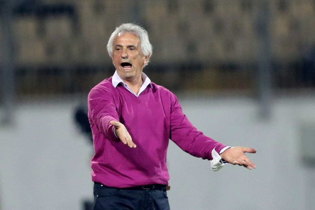 FILE PHOTO: Morocco coach Vahid Halilhodzic at a match during the Africa Cup of Nations, the Ahmadou Ahidjo Stadium, Yaounde, Cameroon