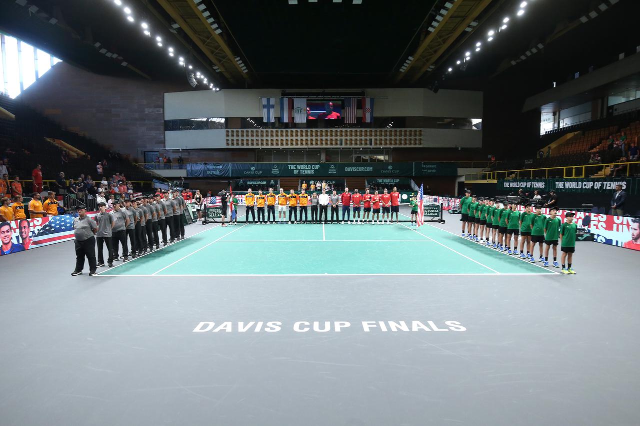 Split: Skupina D Davis Cupa, Nizozemska - SAD, Botic van de Zandschulp - Tommy Paul  