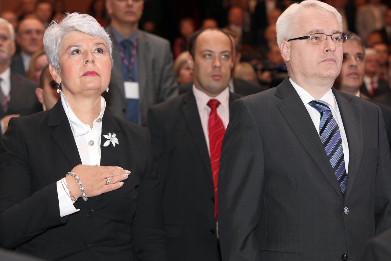 Jadranka Kosor i Ivo Josipović