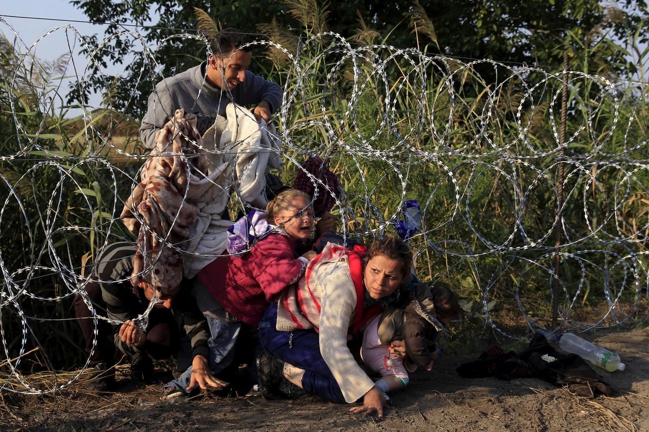 izbjeglice, migranti, žica