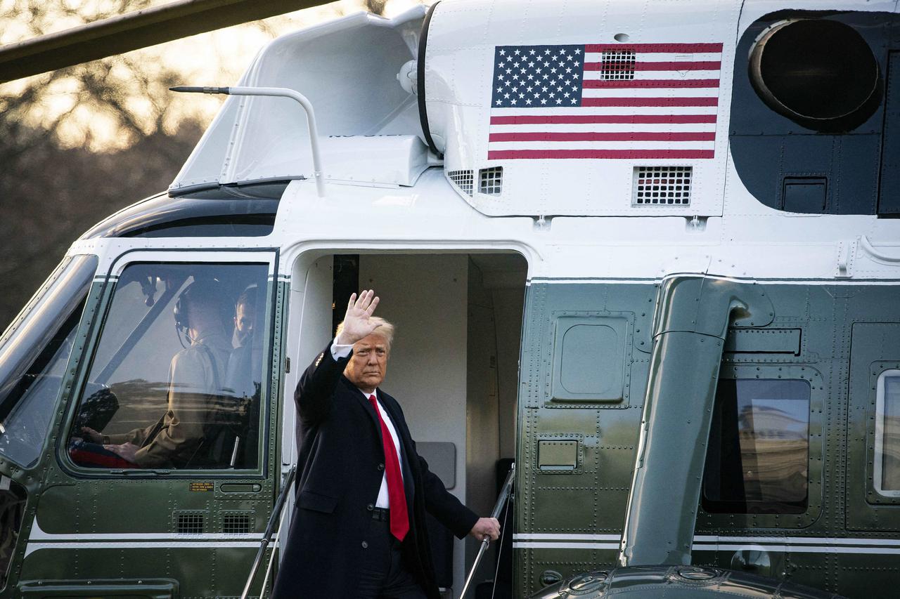 President Trump Leaves The White House - Washington