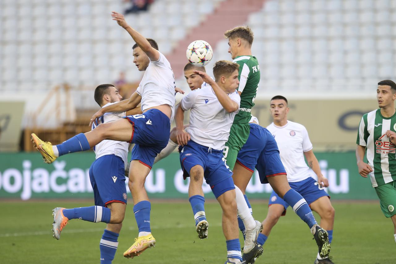 Split: Uzvratna utakmica 2. kola Lige prvaka mladih između Hajduka i Apolonije