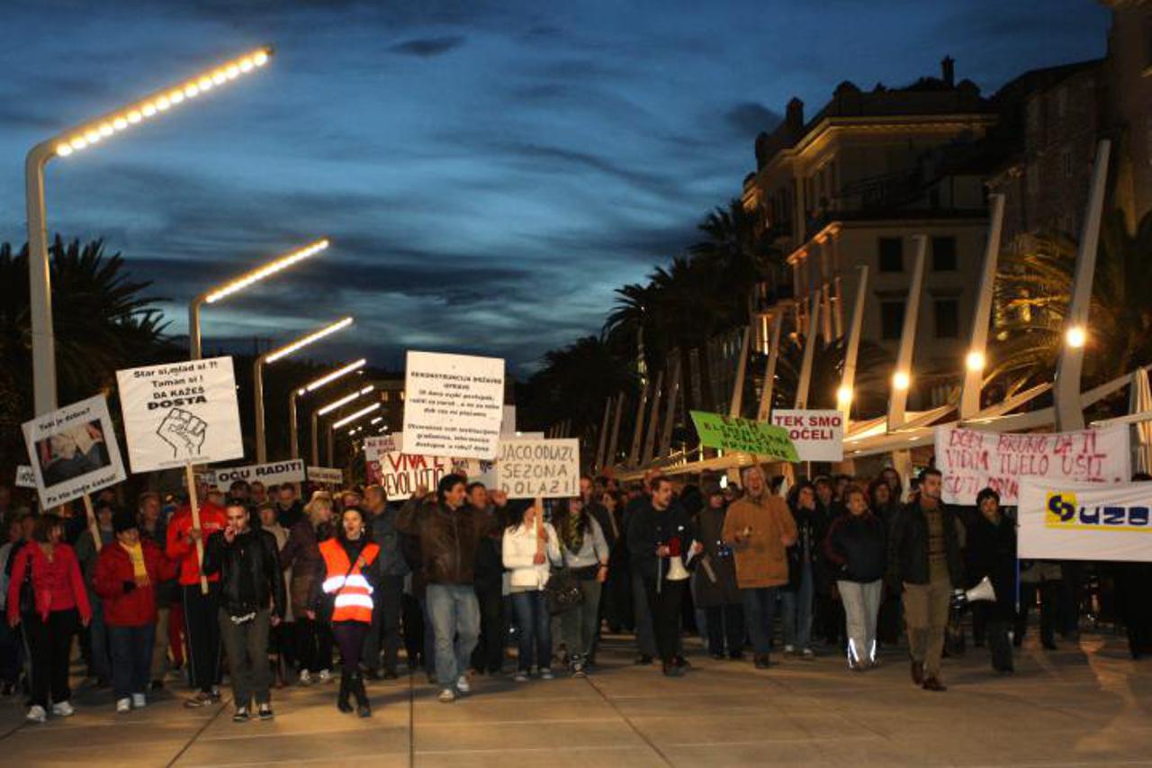 Prosvjed u Splitu (1)