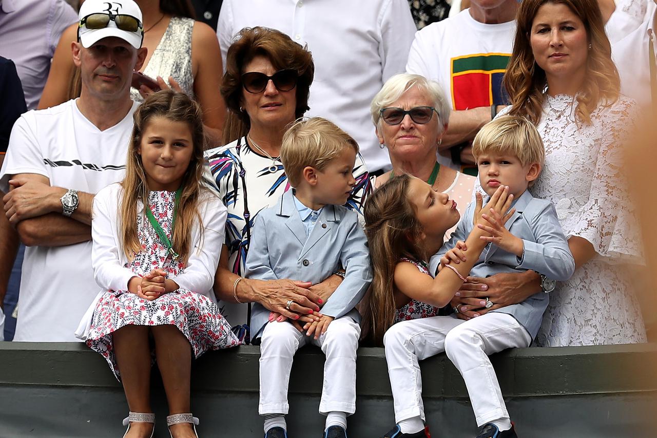 Roger Federer i njegovi blizanci