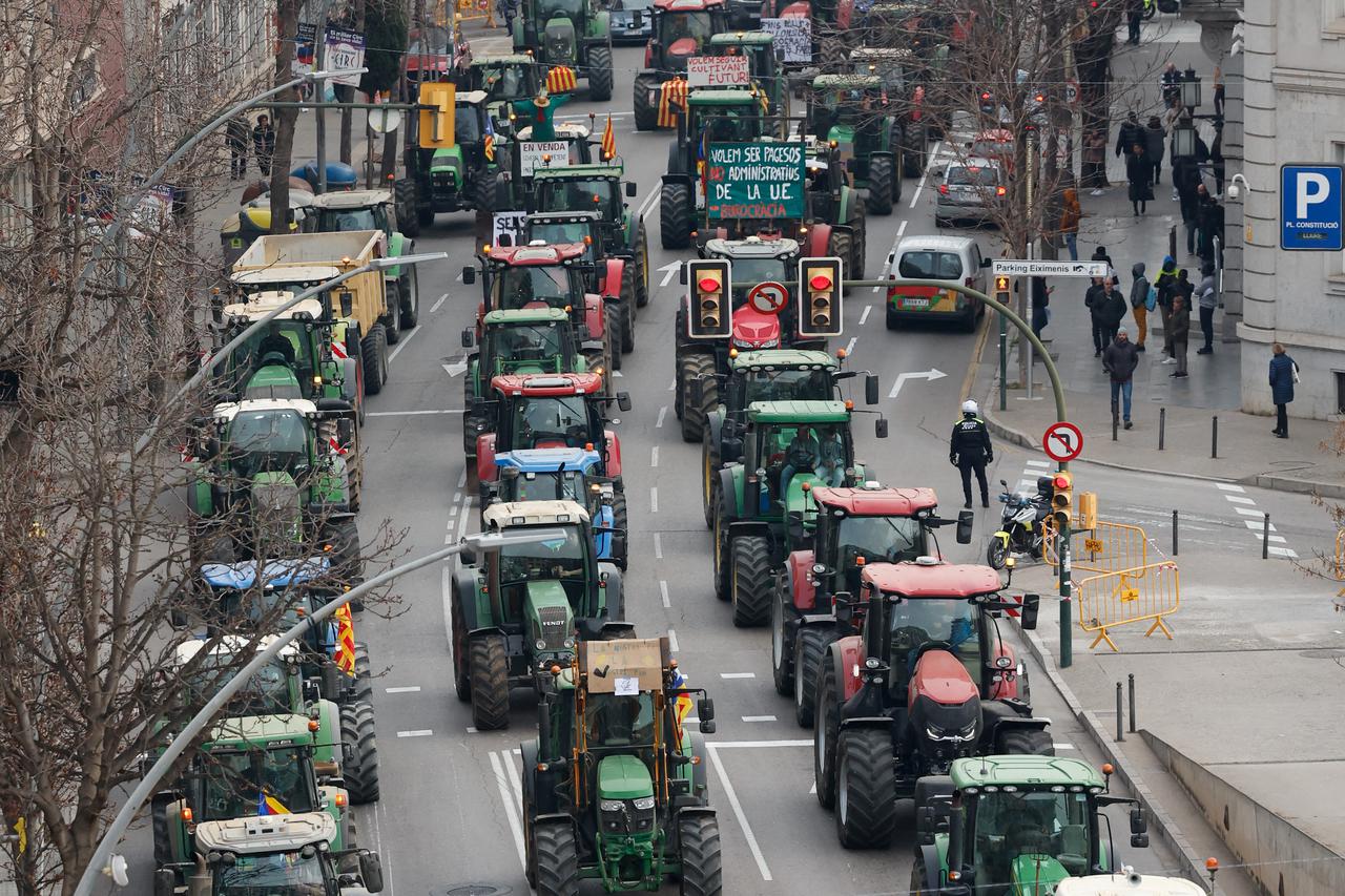 Prosvjedi farmera u Španjolskoj