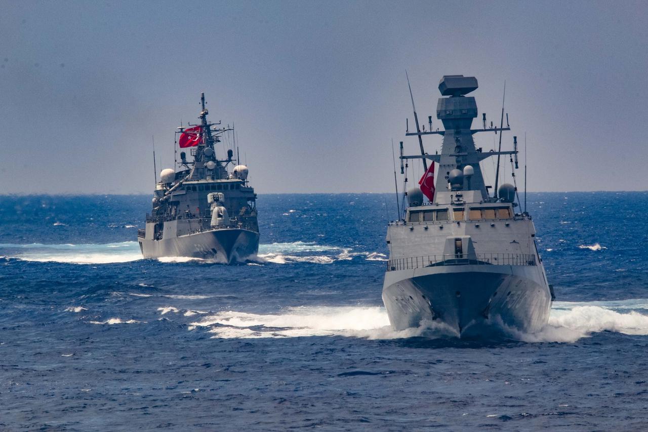 Turkey And US Conduct Joint Naval Drills - Mediterranean Sea