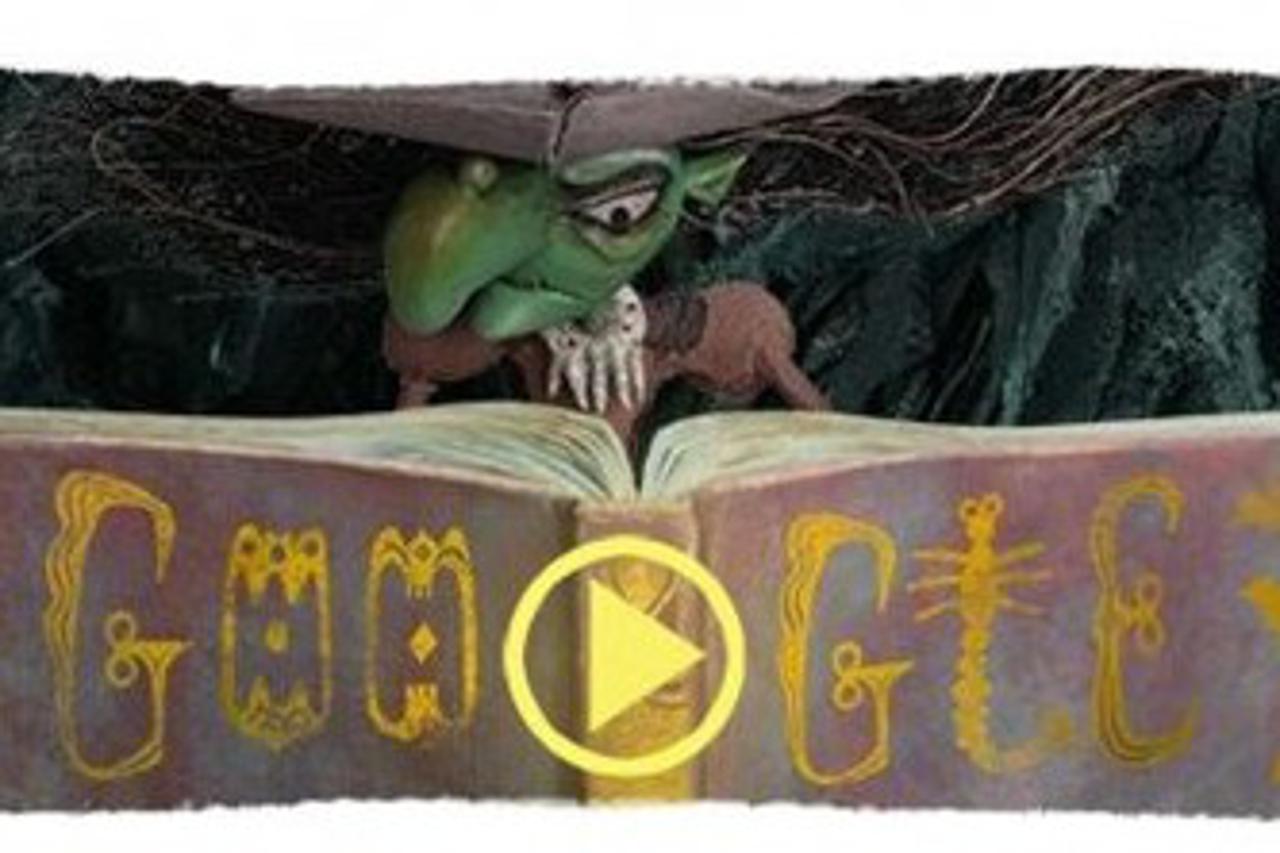 google doodle,vještice,noć vještica