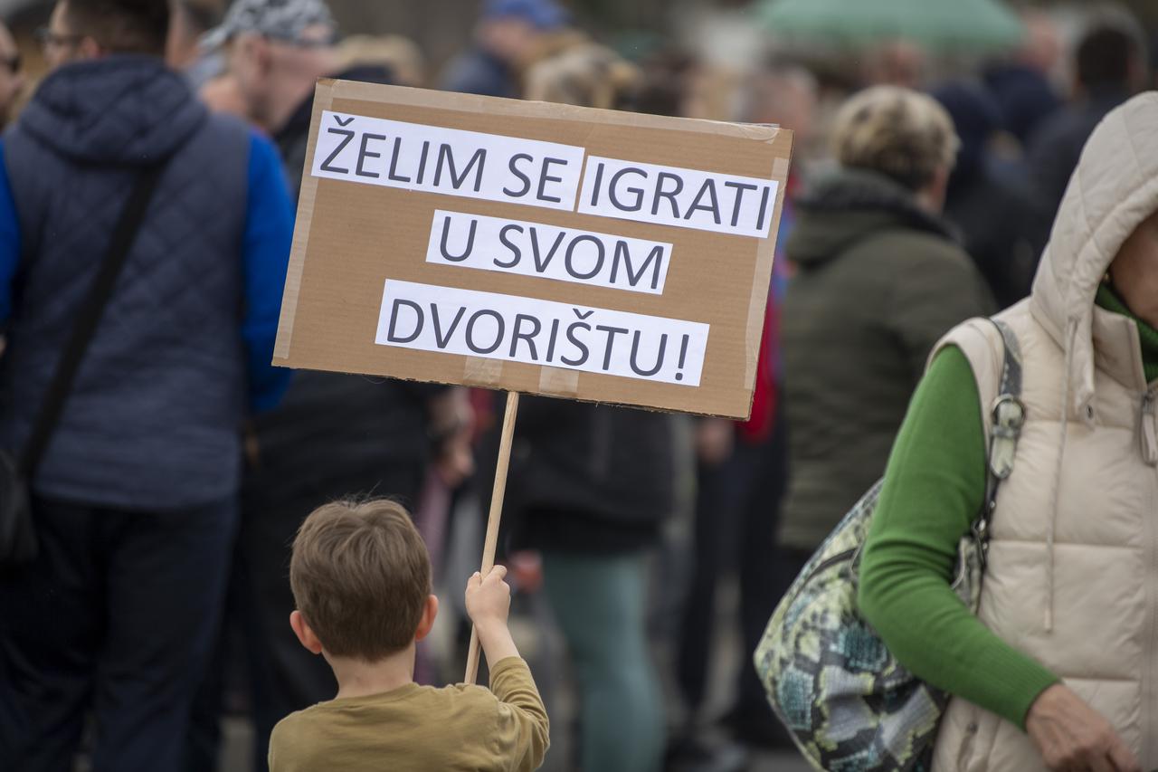 Zagreb: Prosvjed protiv gradskog biootpada u rasadniku Čret