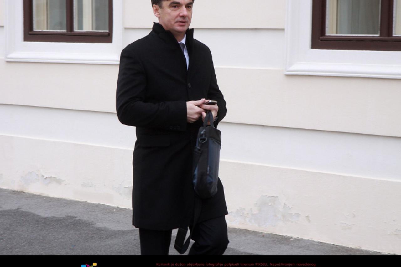 '27.12.2011., Zagreb - Branko Grcic dolazi u Banske dvore. Photo: Zarko Basic/PIXSELL '