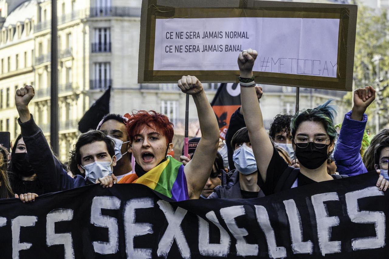 MeToo Gay Protest - Paris