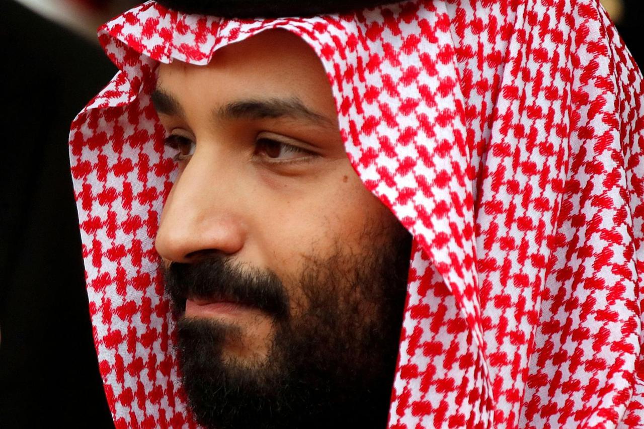 FILE PHOTO: Saudi Arabia's Crown Prince Mohammed bin Salman leaves the Hotel Matignon in Paris, France