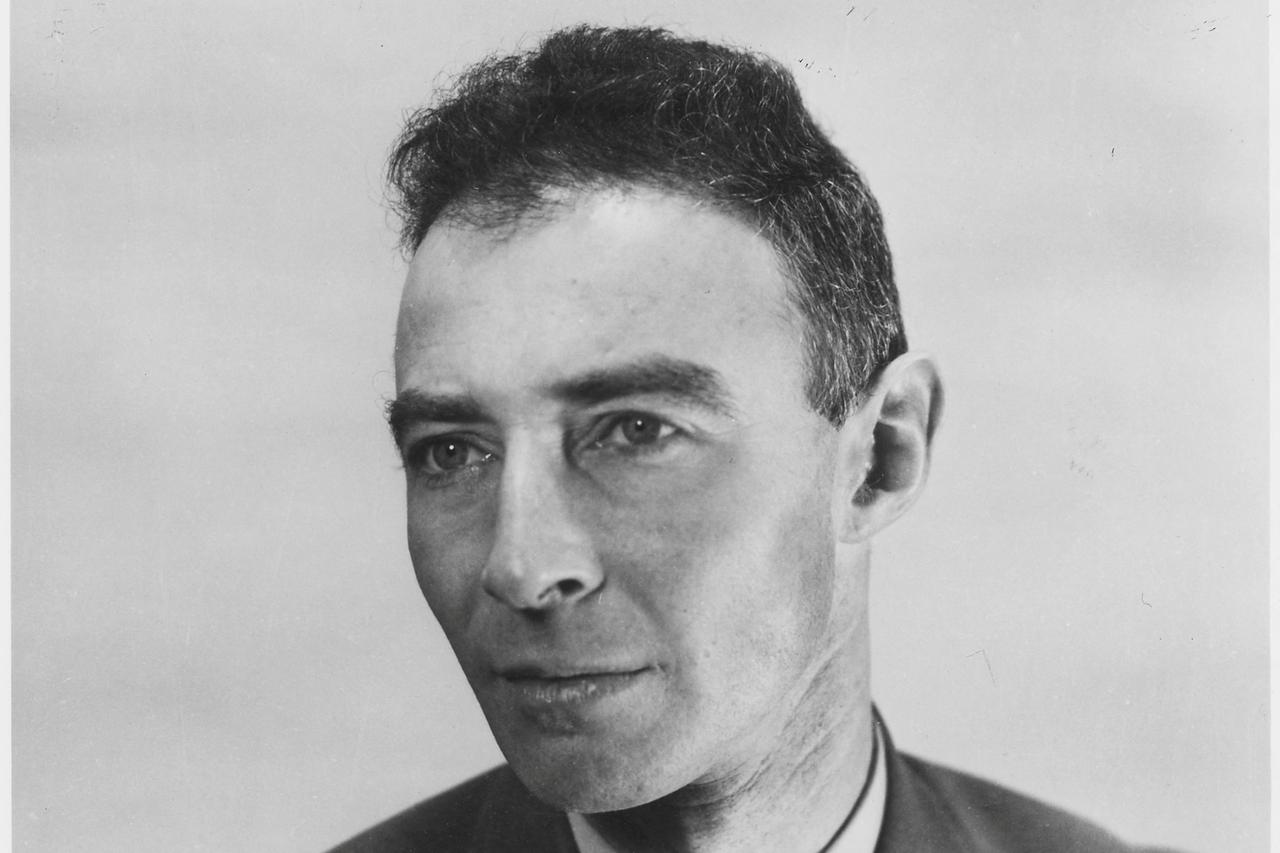 Dr. J. Robert Oppenheimer, atomic physicist and head of the Manhattan Project