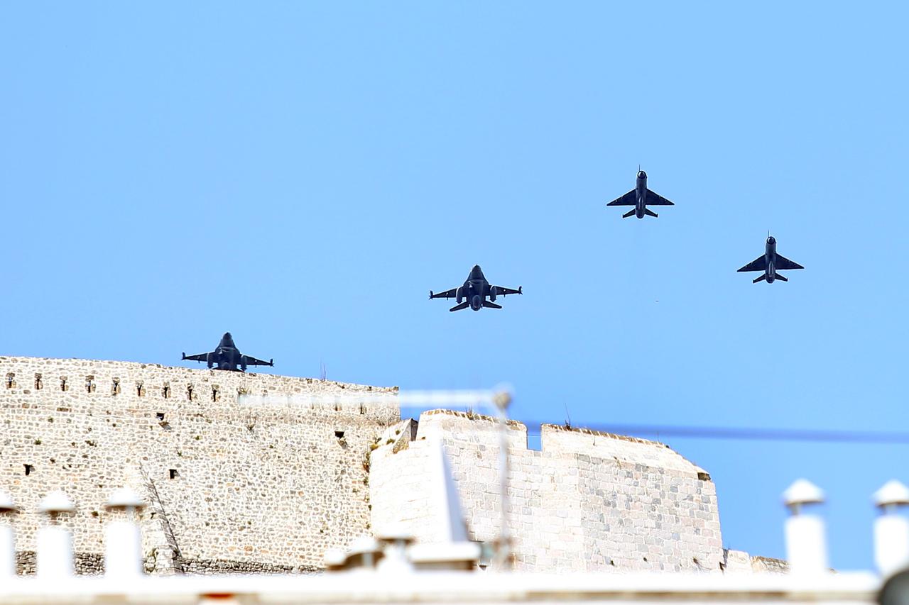 Knin: MiG-21 i izraelski borbeni avioni F-16 Barak zajedno u sklopu letačkog programa