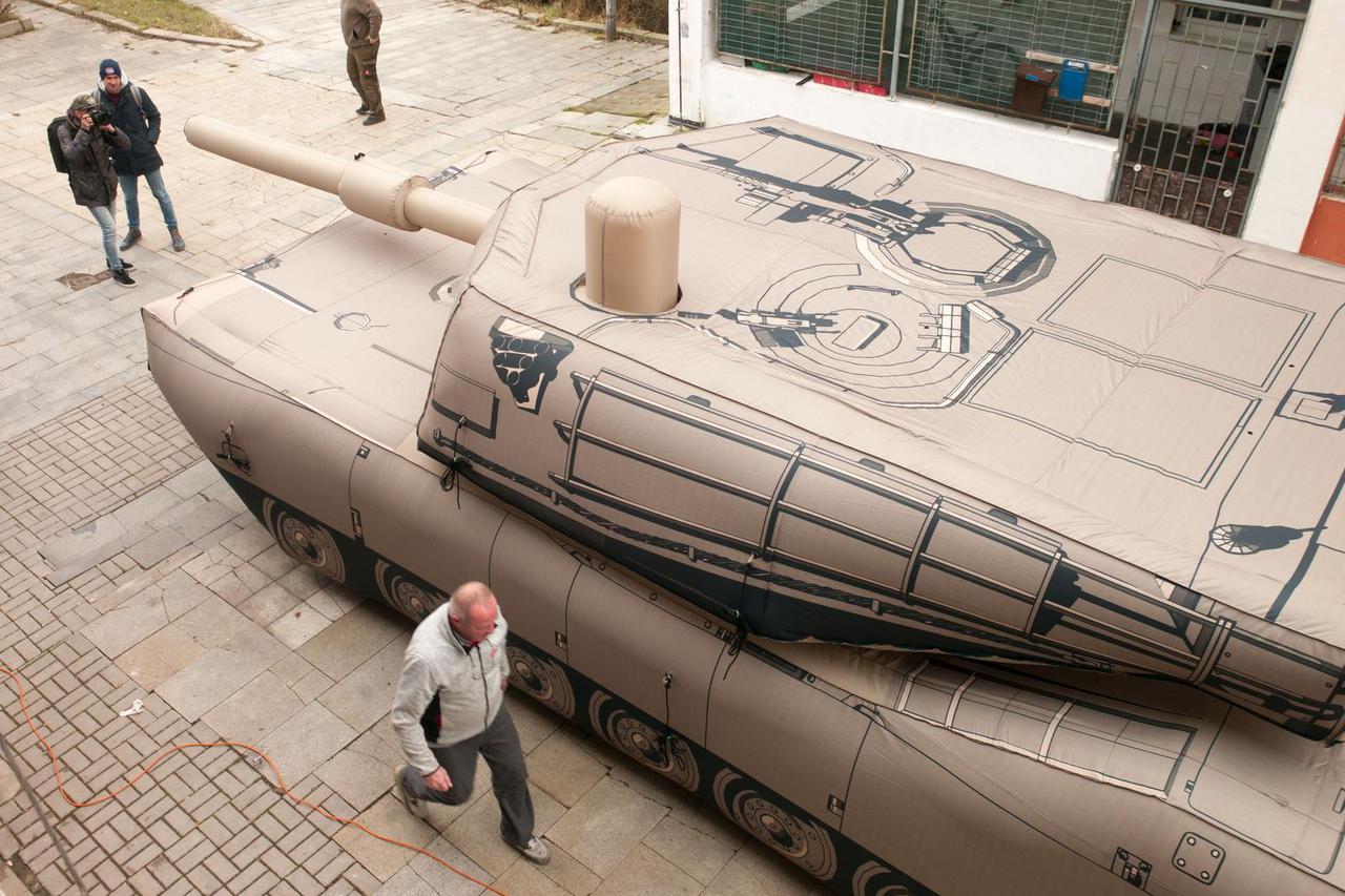 Inflatable tanks from Czech Republic