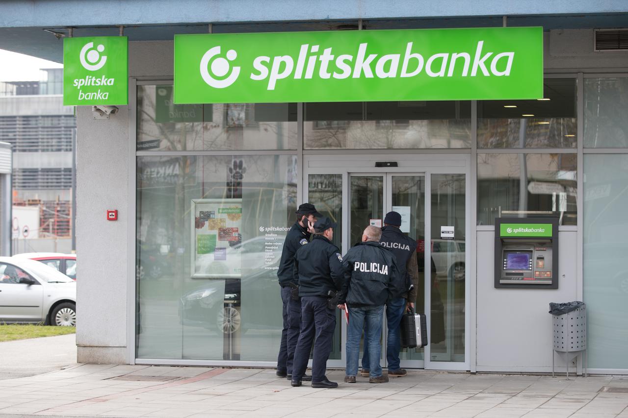 Opljačkana Splitska banka u Zagrebu