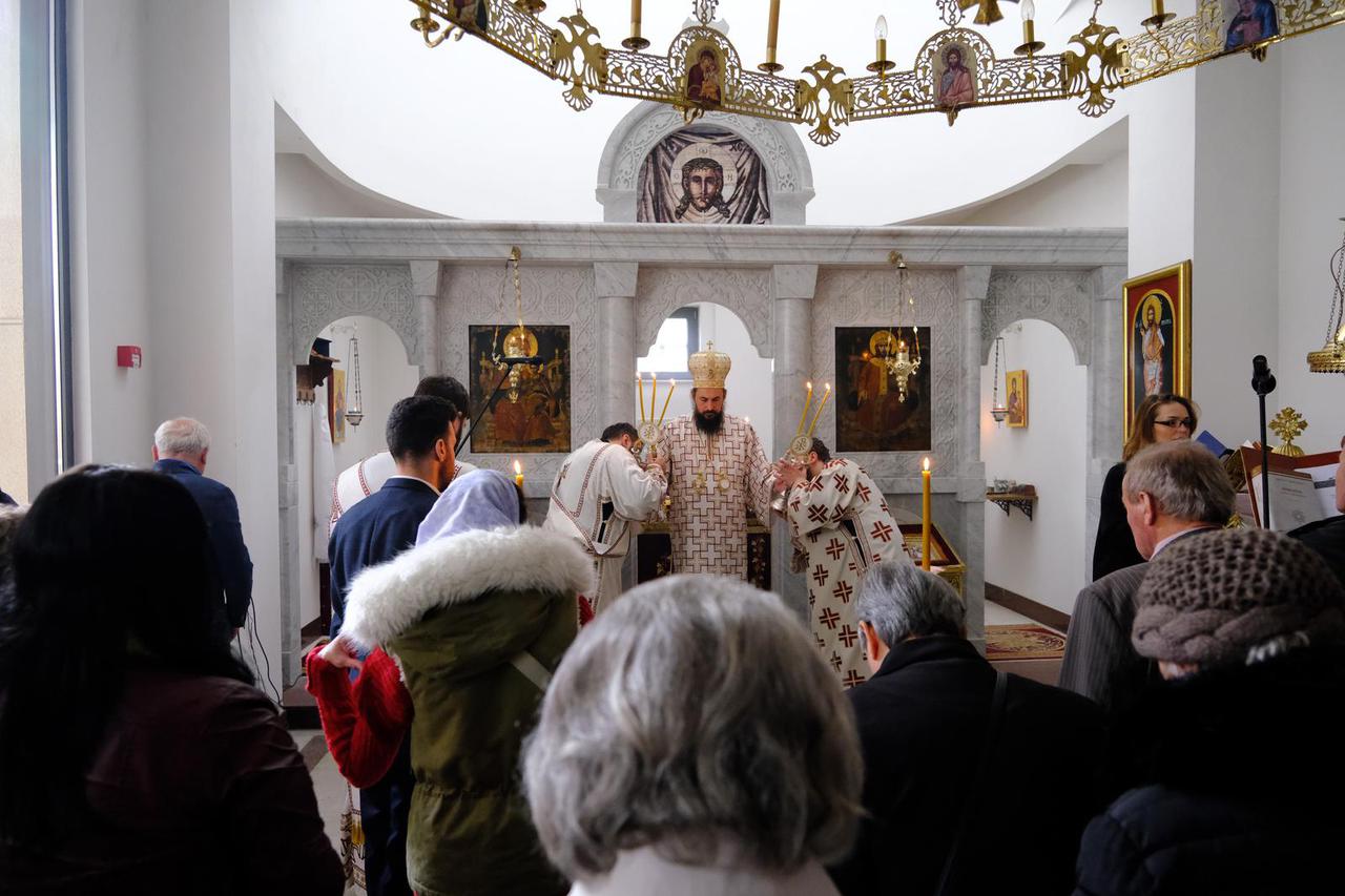 Proslava pravoslavnog Uskrsa u Kapeli svetoga Save u Zagrebu