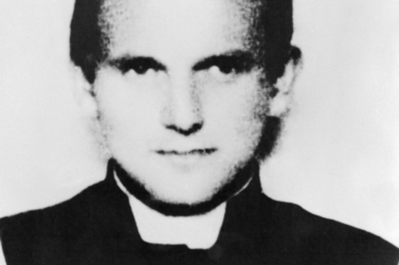 'A photo dated 1945 of Karol Wojtyla in Cracow Canon. Karol Wojtyla became a bishop in Crakow in 1958, and then archbishop in 1963, before ascending to the papacy as John Paul II 16 October 1978.'