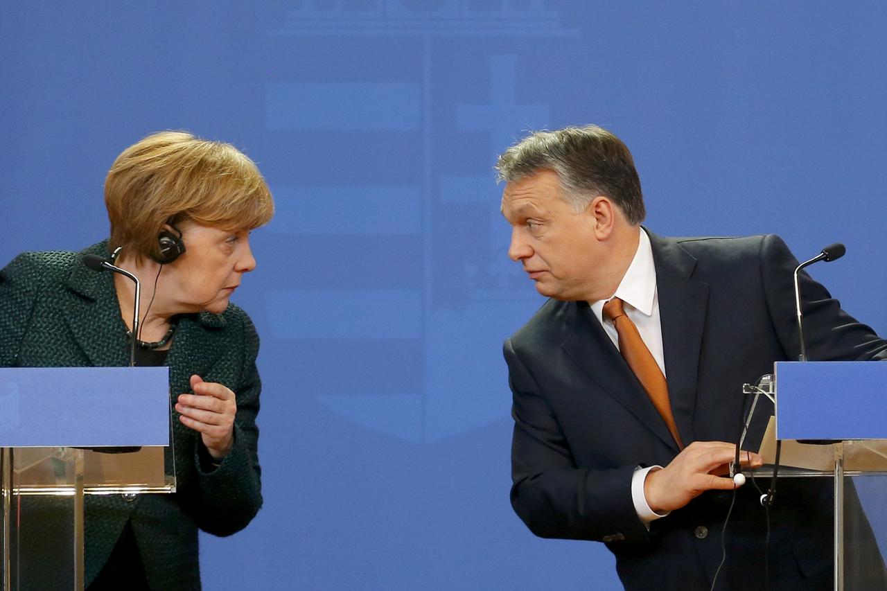 Angela Merkel,Viktor Orban