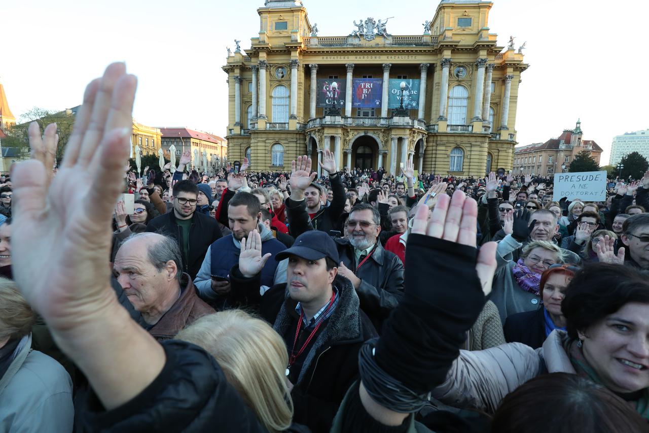 Organiziran prosvjed protiv dodjele počasnog doktorata Milanu Bandiću