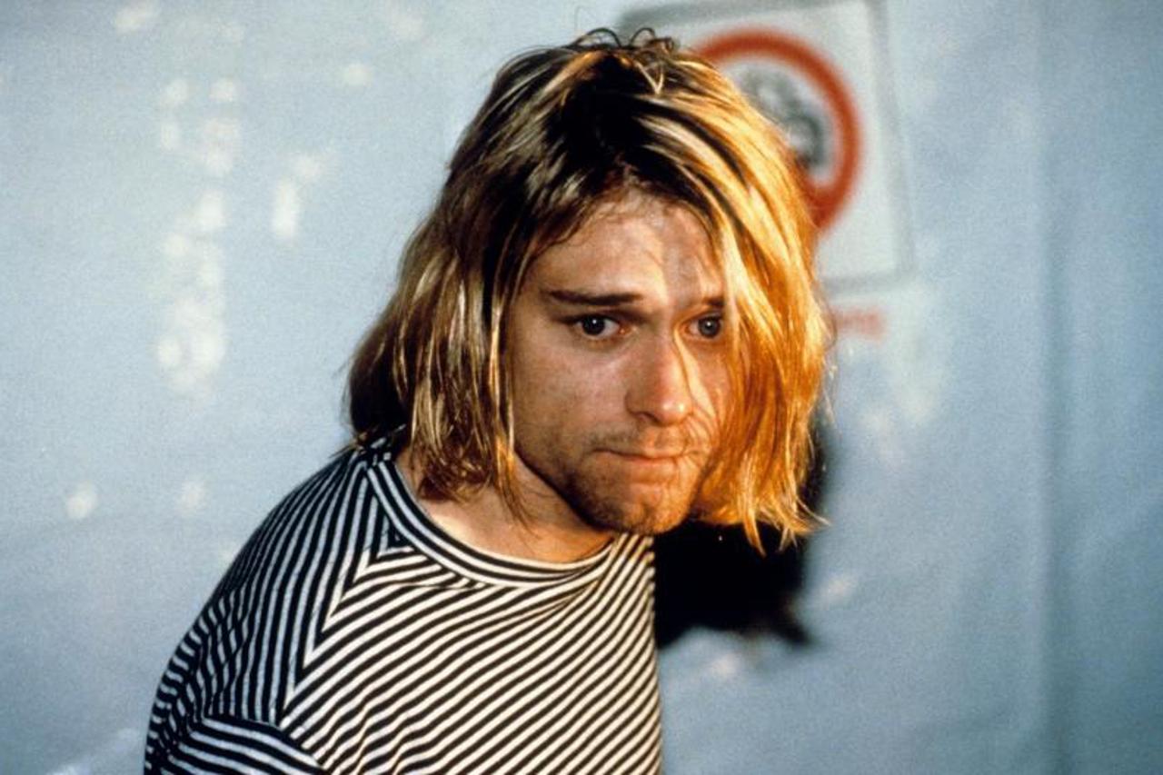 'Nirvana frontman Kurt Cobain at the 1993 MTV Video Music Awards ceremony Photo: Press Association/Pixsell'