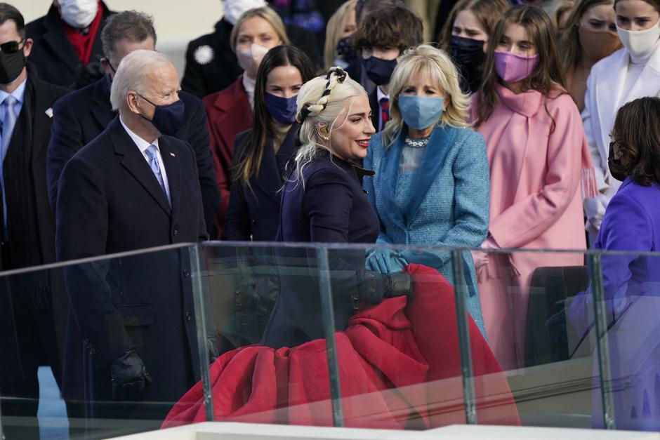 Lady Gaga at 2021 Presidential Inauguration - Washington