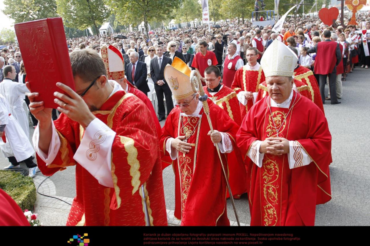 '02.09.2012., Ludbreg- Sveta misa u cast Predragocjene krvi Kristove.  Photo: Vjeran Zganec-Rogulja/PIXSELL'
