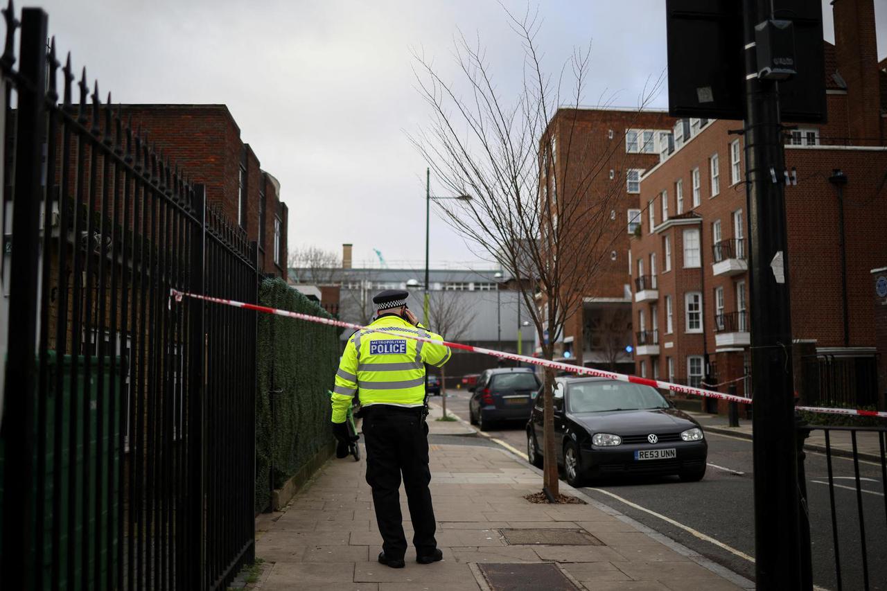 Scene of a shooting attack