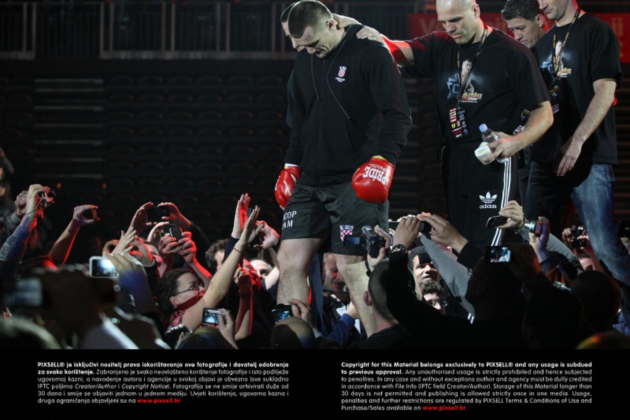 '10.03.2012., Arena Zagreb, Zagreb - Borilacki spektakl Cro Cop Final Fight. Mirko Filipovic vs Ray Sefo.  Photo: Marko Prpic/PIXSELL'