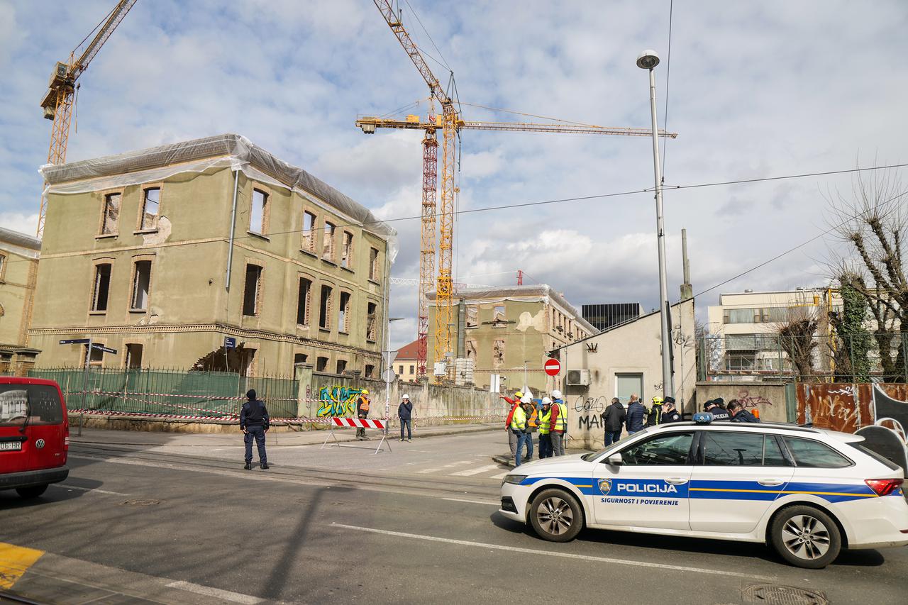 Zagreb: Tijekom radova urušio se dio zgrade u Ilice