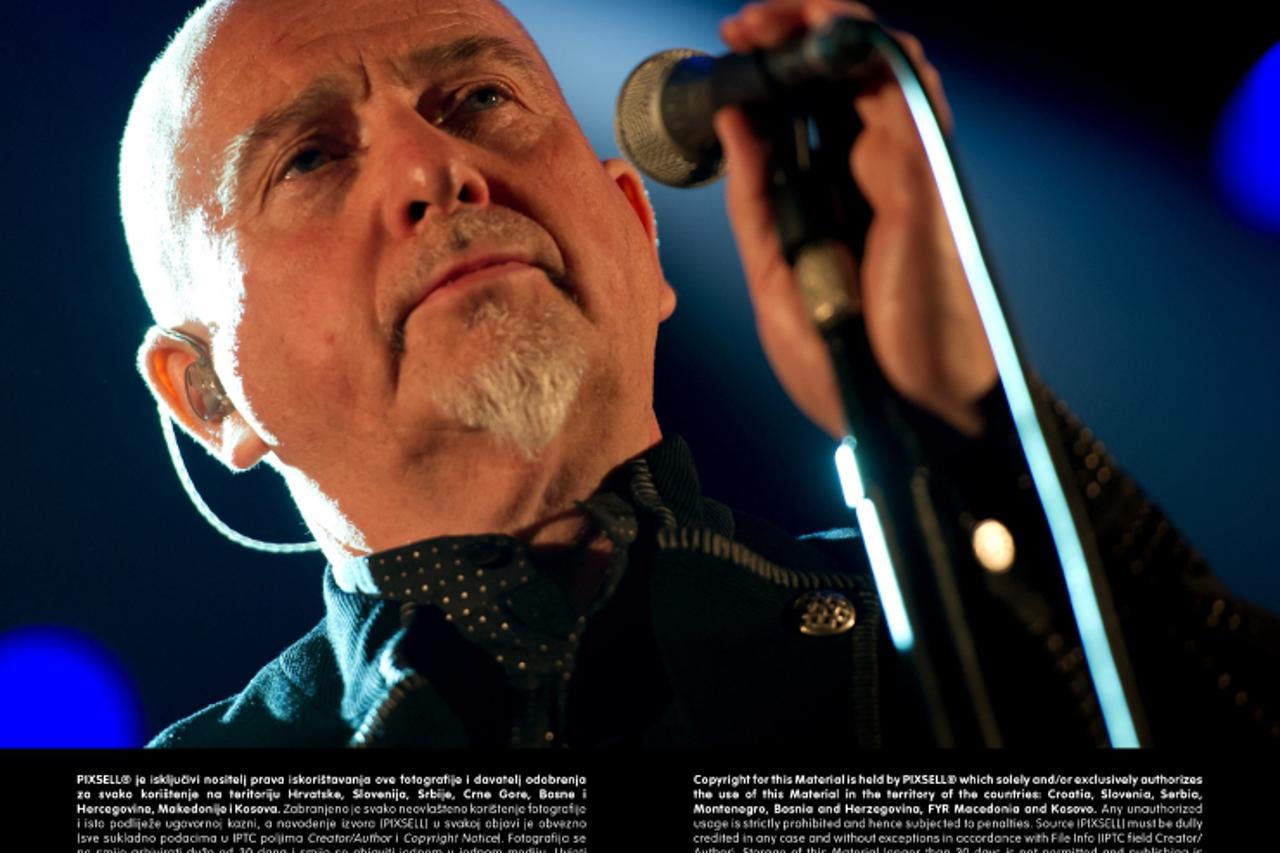 'English singer Peter Gabriel performs the first leg of his tour \'New Blood\' at Olympiahalle in Munich, Germany, 02 May 2012. Photo: Sven Hoppe/DPA/PIXSELL'