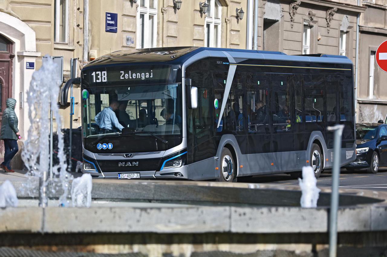 Zagreb: ZET testira električni autobus na liniji 138