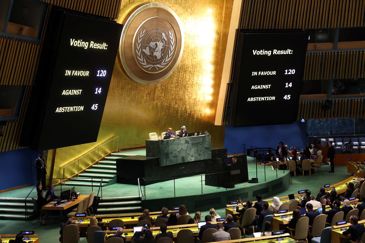 Emergency special session of United Nations General Assembly in New York