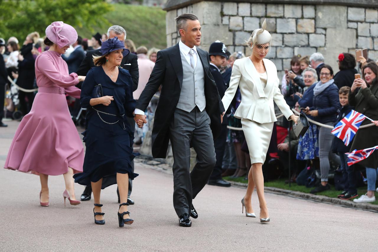 Robbie Williams i Ayda Field dolaze na vjen?anje  princeza Eugenie i Jack Brooksbanka
