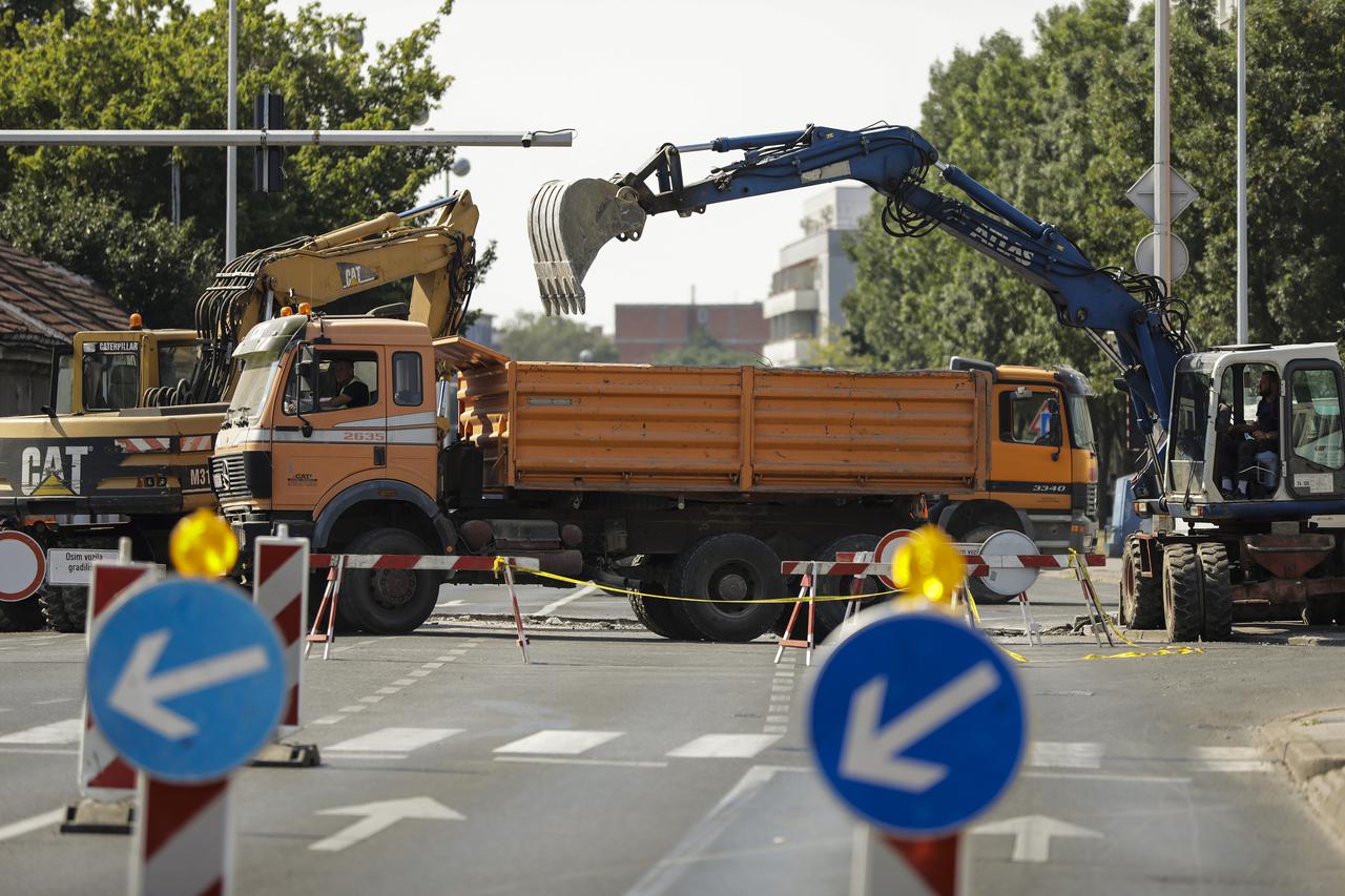 Zagreb: Radovi na obnovi komunalne infrastrukture u Selskoj