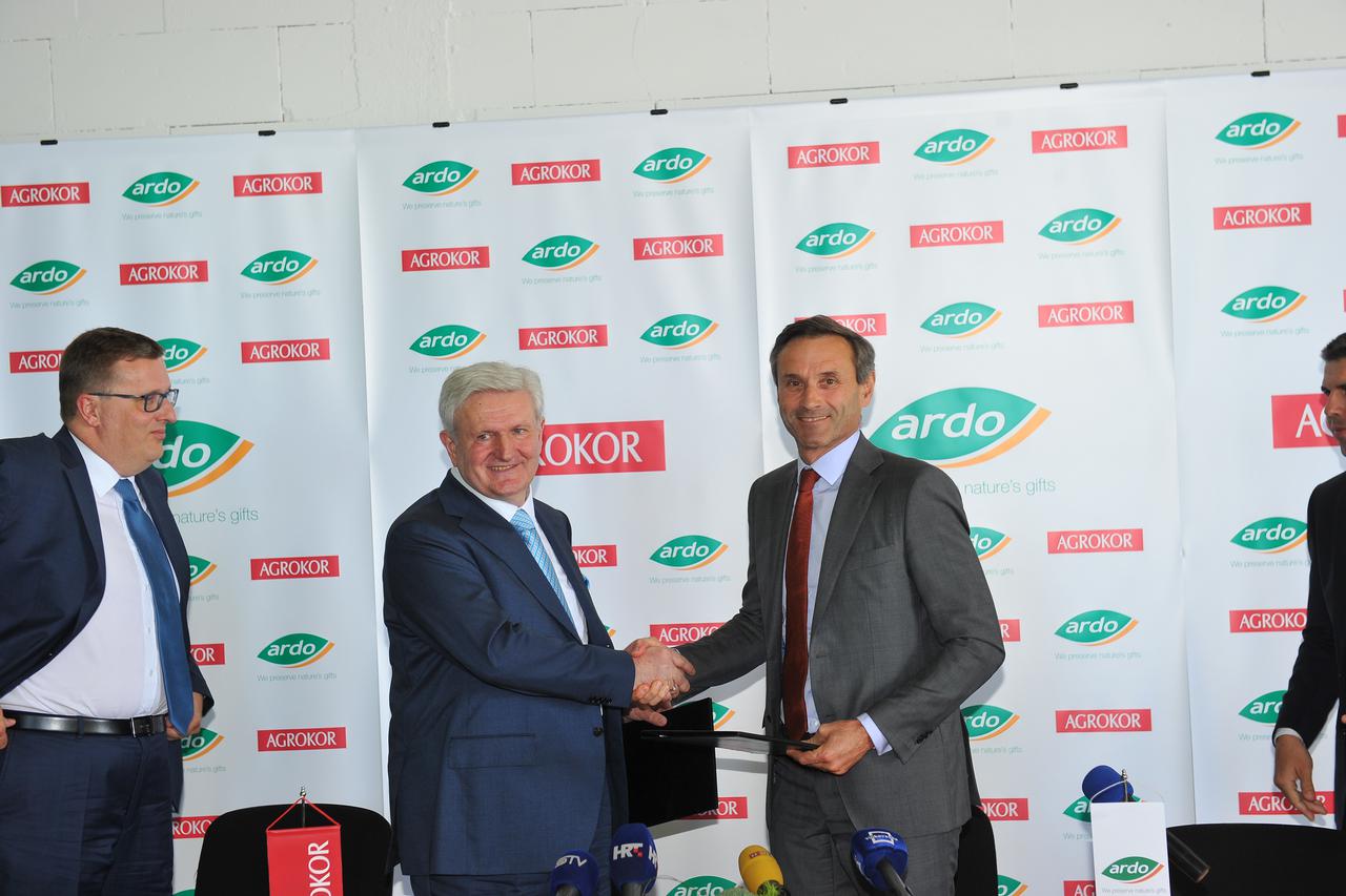 Ivica Todorić, predsjednik Agrokor koncerna, i Bernard Haspeslagh, operativni izvršni direktor tvrtke Ardo