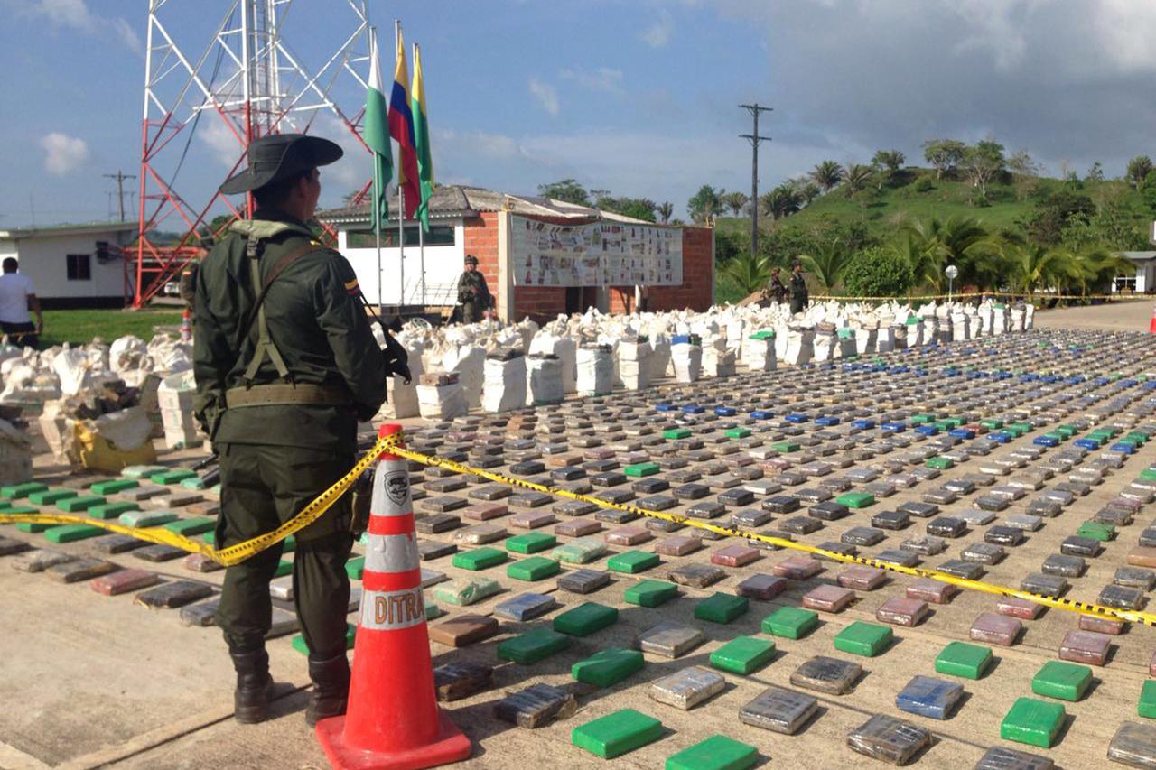 Zaplijenjena droga u Kolumbiji blizu granice s Panamom