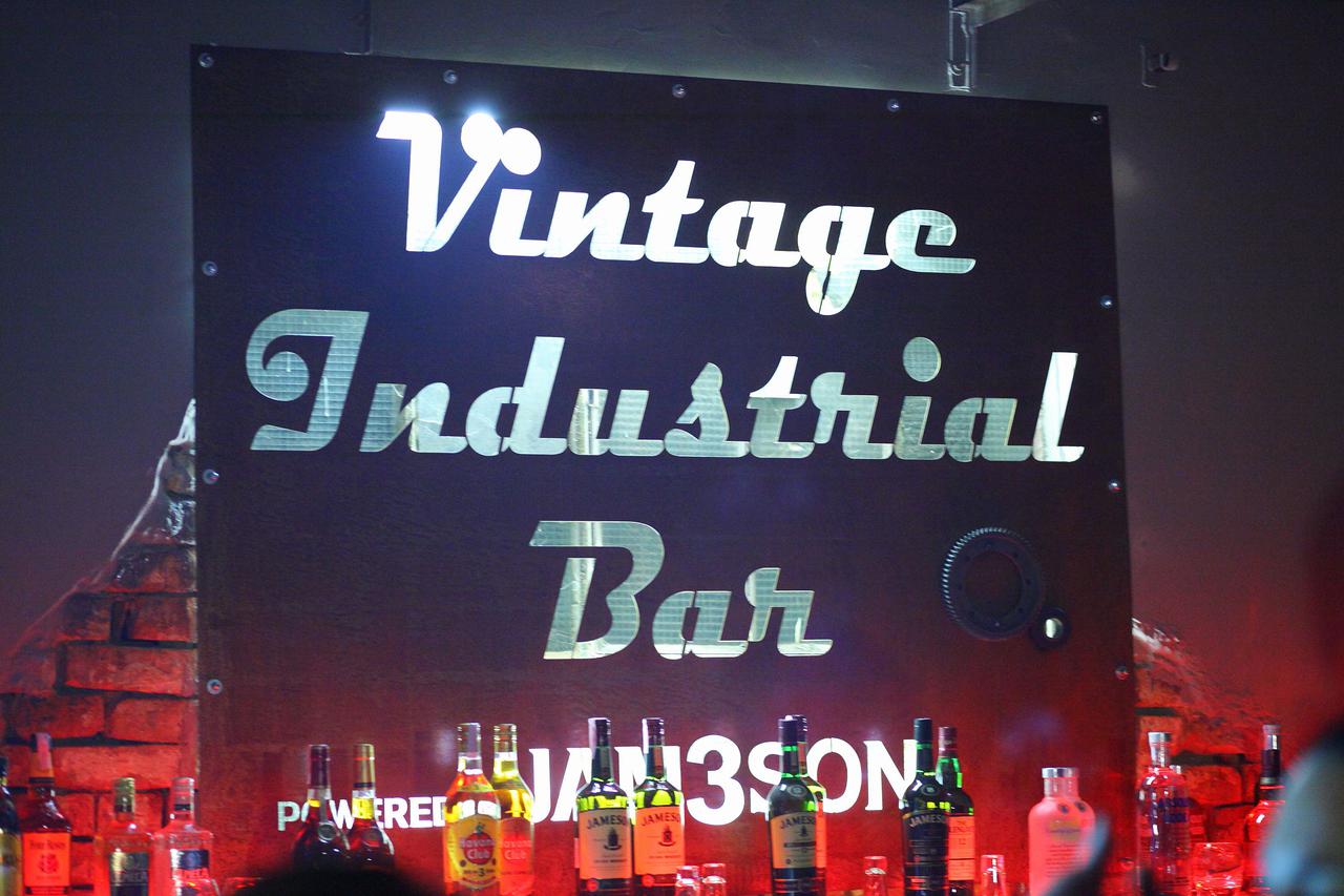 Vintage Industrial Bar