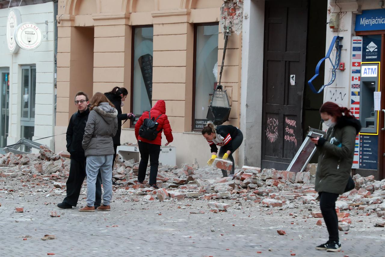 Zagreb: Posljedice potresa u centru grada