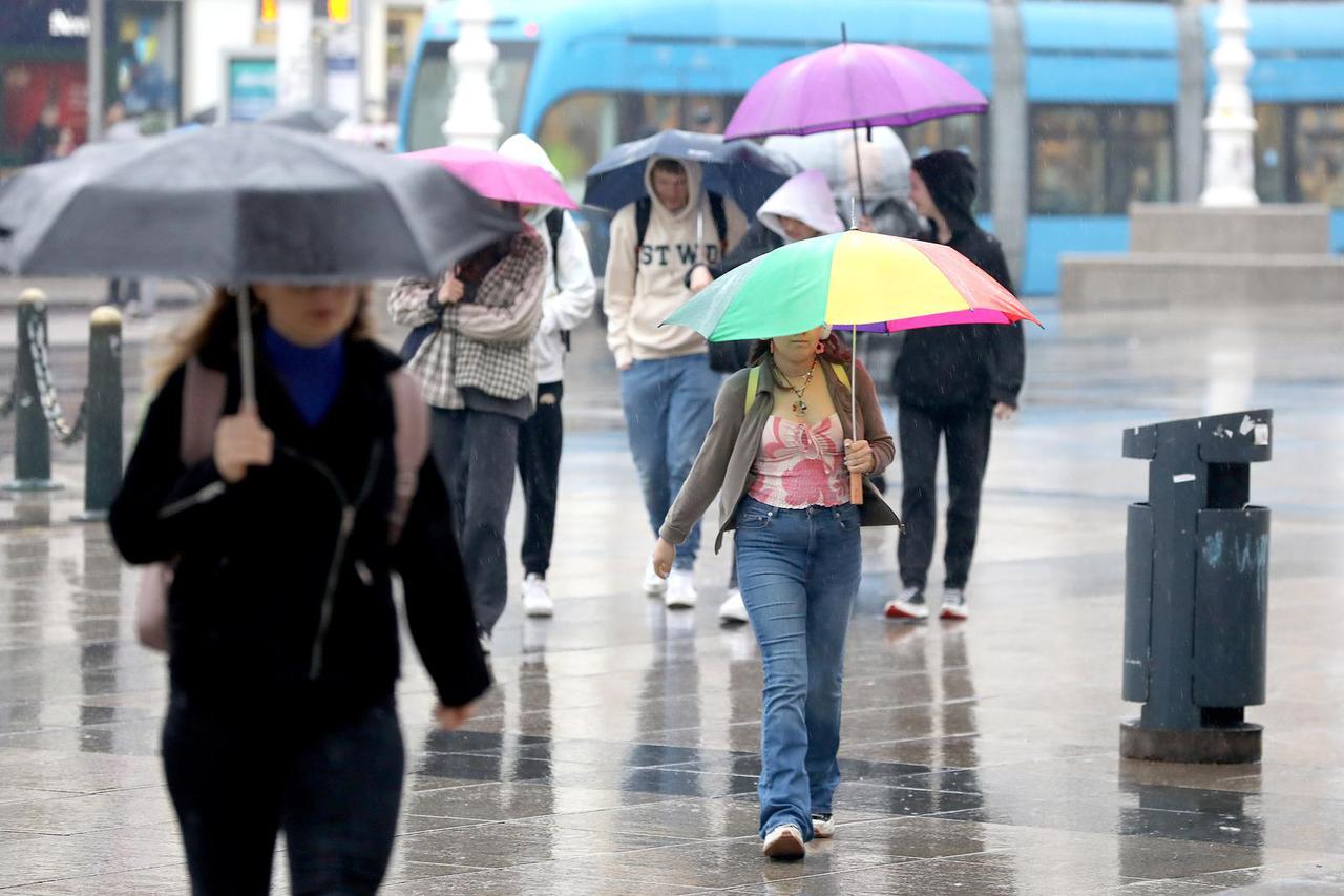 Zagreb: Pogoršanje vremena sa kišom
