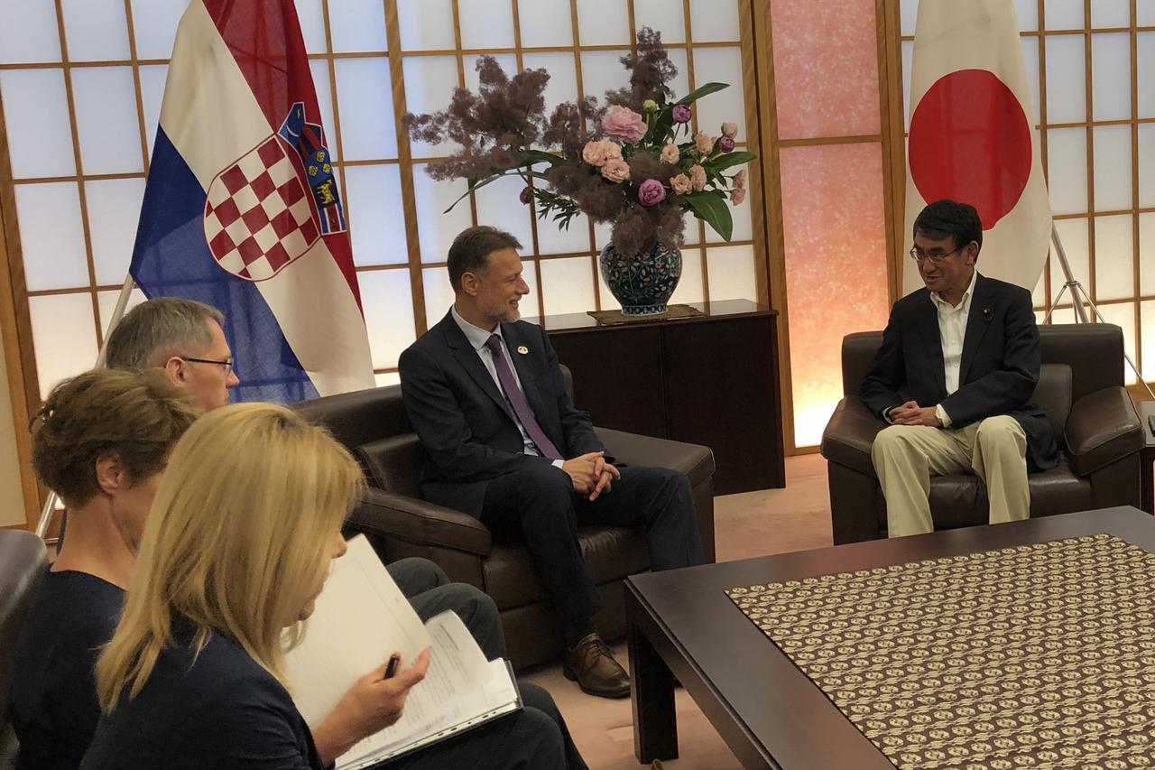 Jandroković na sastanku s japanskim ministrom vanjskim poslova Konom