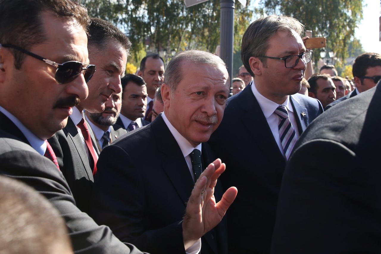 Tayyip Erdogan i Aleksandar Vučić