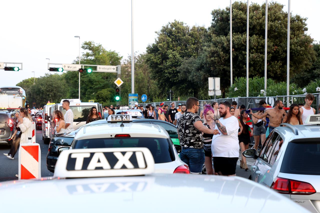 Split: Nakon završetka Ultre taksisti su imali pune ruke posla