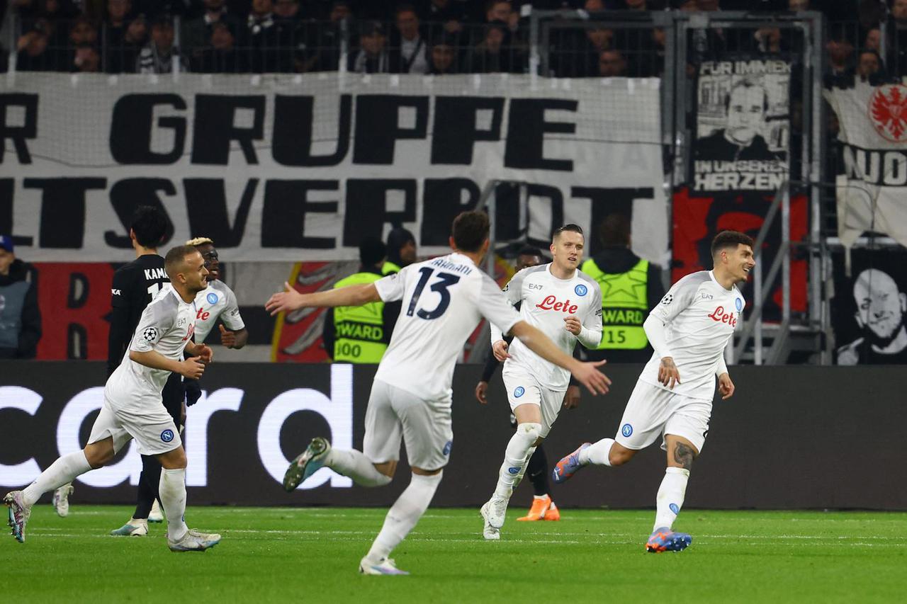 Champions League - Round of 16 First Leg - Eintracht Frankfurt v Napoli